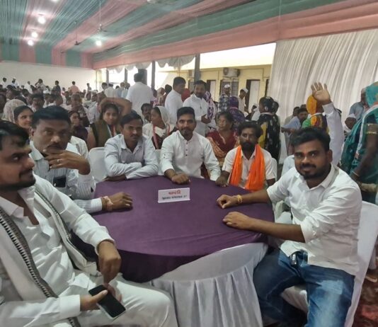 दाहोद में कांग्रेस सेवा दल के नेतृत्व में हुई एक बड़ी सभा।